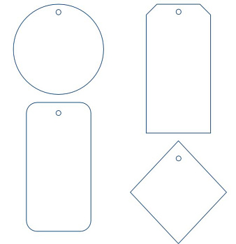 Этикетка картонная на заказ Carta