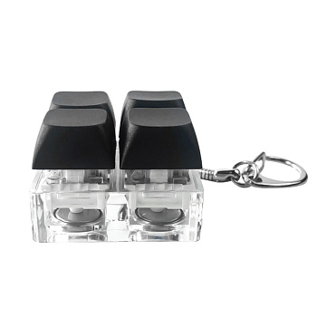 Брелок Press Anti Stress с LED подсветкой, черный