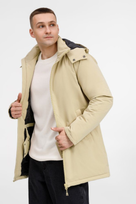 Куртка-парка унисекс Sfera, бежевая, размер S