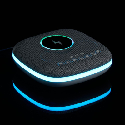 Bluetooth колонка с беспроводной зарядкой и подсветкой Terrafonic
