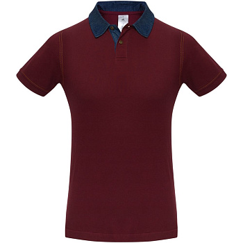 Рубашка поло мужская DNM Forward бордовая