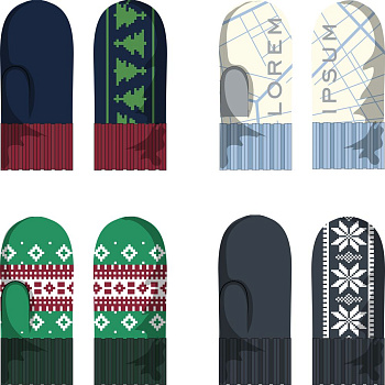 Варежки Joyful на заказ