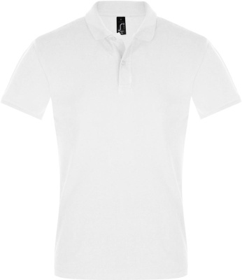 Рубашка поло мужская Perfect Men 180 белая, размер S