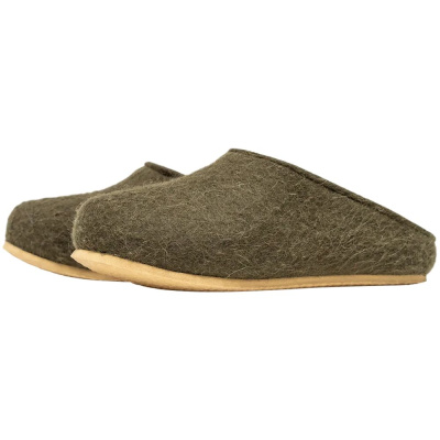Домашние валенки Step, зеленые (олива), размер 35