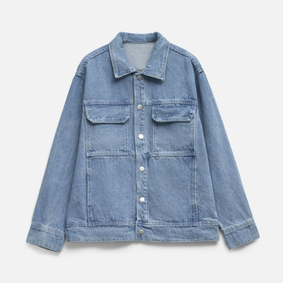 Куртка джинсовая O2, голубая, размер XS/S