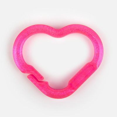 Брелок Impreso, 3D-печать на заказ, сердце