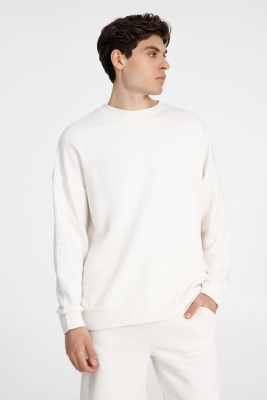 Свитшот унисекс S2, молочно-белый, размер XS/S