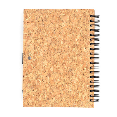 Блокнот Гарольд со стикерами и шариковой ручкой, черный