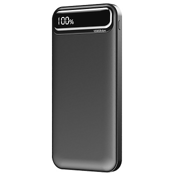 Внешний аккумулятор Groovy 10000 Mah с быстрой зарядкой, черный