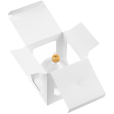 Елочный шар Gala Matt в коробке, 8,5 см