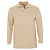 Рубашка поло мужская с длинным рукавом Winter II 210 бежевая
