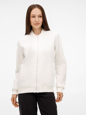 Бомбер унисекс Estado, молочно-белый, размер S