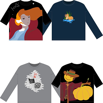 Лонгслив унисекс NovaTee на заказ