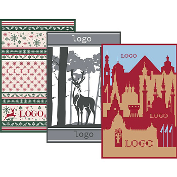 Плед на заказ Tricksy Net, 3 цвета, М